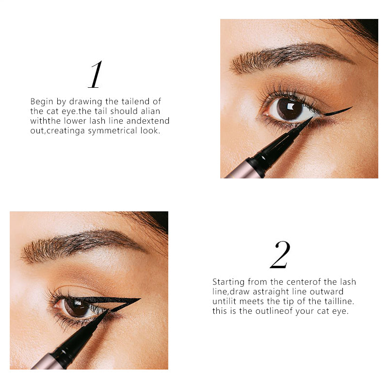 Waterproof non-smudge eyeliner