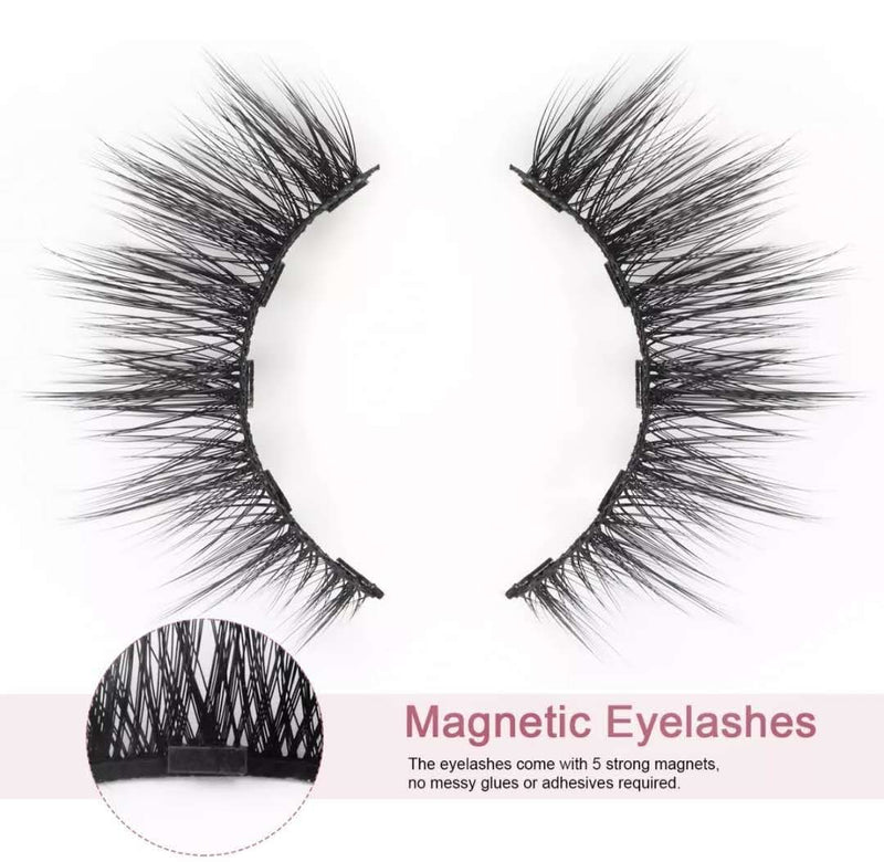 Liquid Eyeliner Magnetic False Eyelashes Set