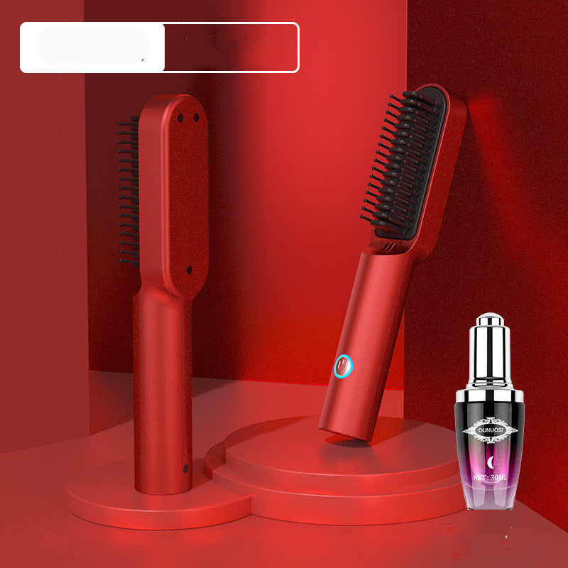 USB Portable Hot Air Comb Rechargeable