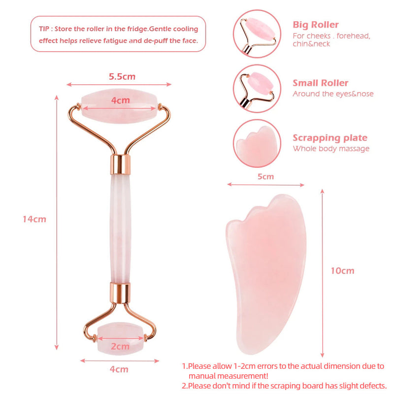 Claw Scraping Board Jade Roller Set
