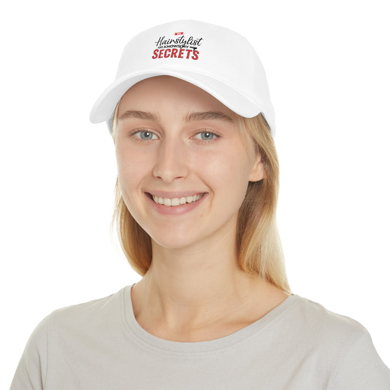 Low Profile Baseball Cap with large print